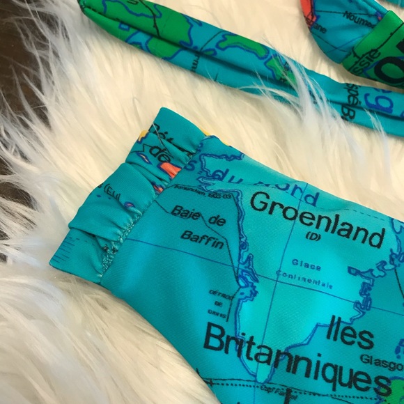 ❌SOLD❌ SMYM A Whole Mu World Bikini Map Beach Club - Picture 10 of 16
